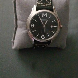 Michael Kors watch and lamb bag